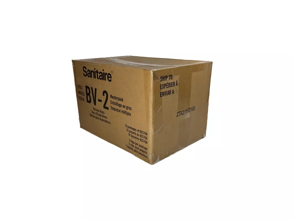 Eureka 62370A-10 Sanitaire SC412A Back Pack Vacuum Bags 1 case of (50) Bags  - Image 1 of 4