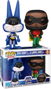 Funko Pop Vinilo Space Jam 2 Bugs Batman & Lebron James Robin Paquete de 2 Exclusivo - Imagen 1 de 1