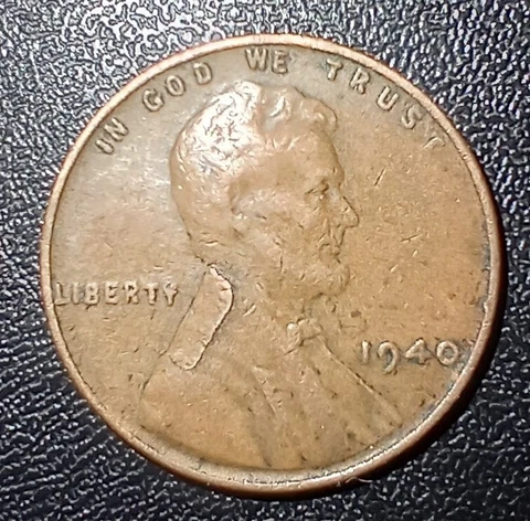 1940  LINCOLN CENT LAMINATION ERRORS ON OBVERSES LAMINATIONS #222 Cover