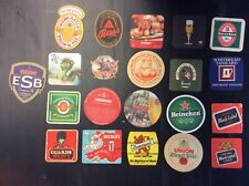 21 different EUROPEAN Breweries Beer COASTERS G