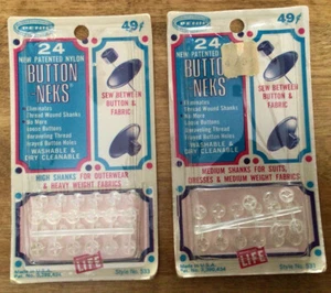 VTG PENN Nylon Button Neks ~High Shanks For Outerwear & Medium Weight Fabrics - Picture 1 of 5