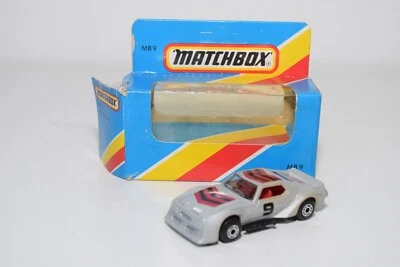 A94 1:64 3 ZOLL MATCHBOX LESNEY MB-9 MB9 MB 9 AMX JAVELIN METALLIC GREY MIB - Bild 1 von 4