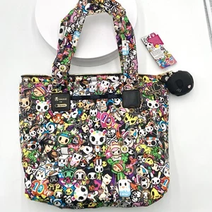 New Tokidoki Lesportsac Creative Shopper Tokidieci Large Overnight Tote Rare - Picture 1 of 15