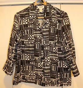 Easy Spirit Size L Pattern Design Jacket - Picture 1 of 6