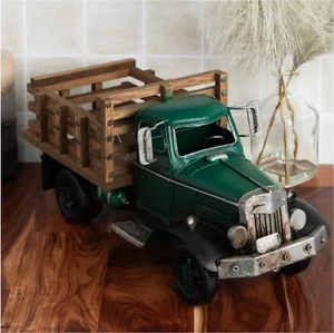 Decorazione camion fattoria vintage verde - Foto 1 di 3
