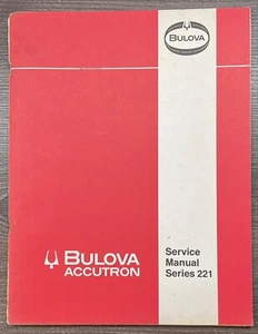 Original Bulova Accutron Service Manual Series 221 out of Watchmakers Estate! - Picture 1 of 2