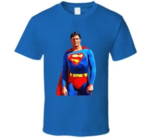 Superman Christopher Reeve T Shirt - Picture 1 of 1