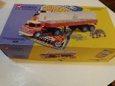 Corgi Classic, Foden S 21 Articulated Tank Trailer W/Hippo & Crocodile. 14201 - Image 1 of 4
