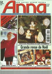 BURDA - ANNA N°12-97 - CRECHE BOIS / MOTIFS CELESTES / ROSES DE NOEL / DENT. DOR - Picture 1 of 2