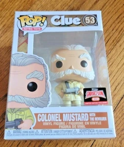 Funko Pop! Retro Toys Clue Colonel Mustard W/Revolver #53 2021 TargetCon - Picture 1 of 4