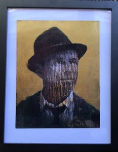 Frank Sinatra. Una pintura original de Ro West. Con certificado de autenticidad - Imagen 1 de 4