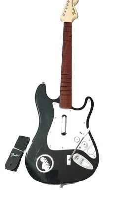 RockBand Guitar Nintendo Wii No Dongle Stratocaster Untested Parts Or Repair  - Image 1 of 4