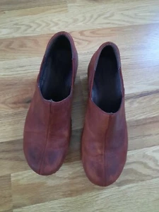 Patagonia Better Zueco Hierro Óxido Rojo Zapatos de Cuero Sin Cordones para Mujer Talla 8.5 Usados en Excelente Condición - Imagen 1 de 7