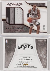 2019-20 Panini Immaculate Standout Memorabilia Red /25 LaMarcus Aldridge #SM-LMA