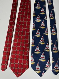 2 Brooks Brothers Herren Krawatten komplett Seide Made in USA - Bild 1 von 7