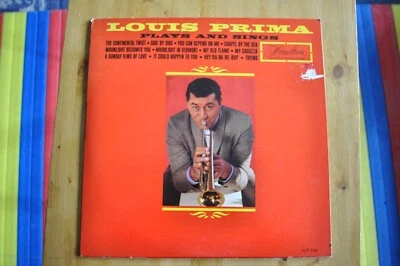 LOUIS PRIMA: Plays and Sings - LP 33 RPM VG+ - Image 1 of 4