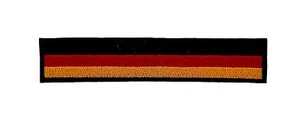 germany deutschland BIKER RACING FLAG PATCH backpack BADGE IRON ON EMBROIDERED - Picture 1 of 1