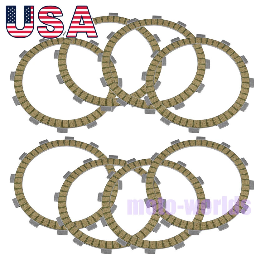 For Kawasaki VN1500 Vulcan 88 87-95/Vulcan 1500L 96-97 Clutch Friction Plate set - Image 1 of 4
