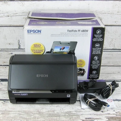 Epson Fastfoto FF-680W Wireless High Speed Photo & Document Scanner - Image 1 of 4