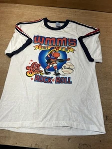 Vintage 1982 WMMS 101 Ringer Cleveland Indians Radio The Buzzard Sz Large - Picture 1 of 7