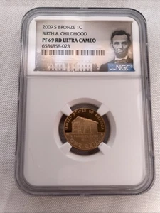 2009 S Bronze 1C Birth & Childhood NGC PF 69 RD Ultra Cameo - Picture 1 of 6