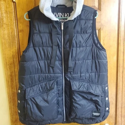 Calvin Klein Performance Puffer Hooded Vest Size L - Image 1 of 4