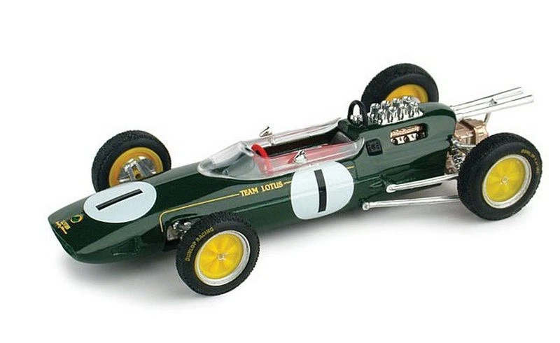 Lotus 25 Winner GP Belgium 1963 Jim Clark World Champion wit 1:43 BRUMM R331-UPD - Immagine 1 di 1
