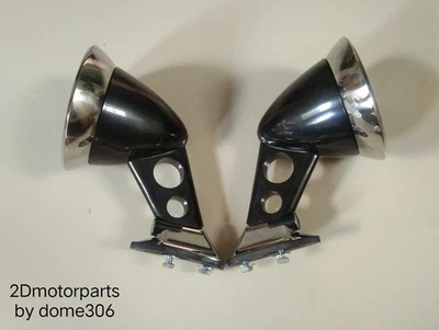 GUARDABARROS ESPEJO BALA (TIPO PIERNA 2 ORIFICIOS) COCHE CLÁSICO RETRO DATSUN TOYOTA MAZDA NUEVO Foto 1 de 4