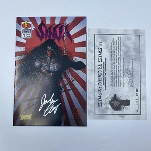 Sinja: Deadly Sins #1 Lightning Comics (1995) Edizione Autografata COA 145/300 NM - Foto 1 di 10
