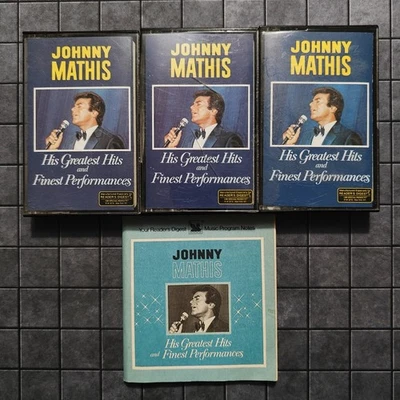Johnny Mathis - Greatest Hits & Finest Performances (3x Cassette SET) w/Booklet - Image 1 of 3
