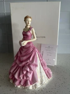 Royal Doulton Pretty Ladies Figurine Happy Birthday 2012 HN 5542 Box And COA - Bild 1 von 17