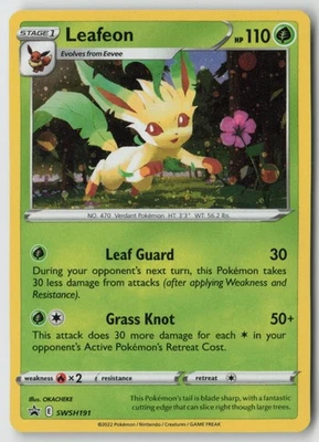 Leafeon - SWSH191 - SWSH: Sword & Shield Promo Cards Holo - PTCG - Image 1 of 2