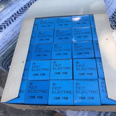 (Lote De 25) Feit Eléctrico -130V 15W Bombilla 15 G16 1/2 Blanco Foto 1 de 4