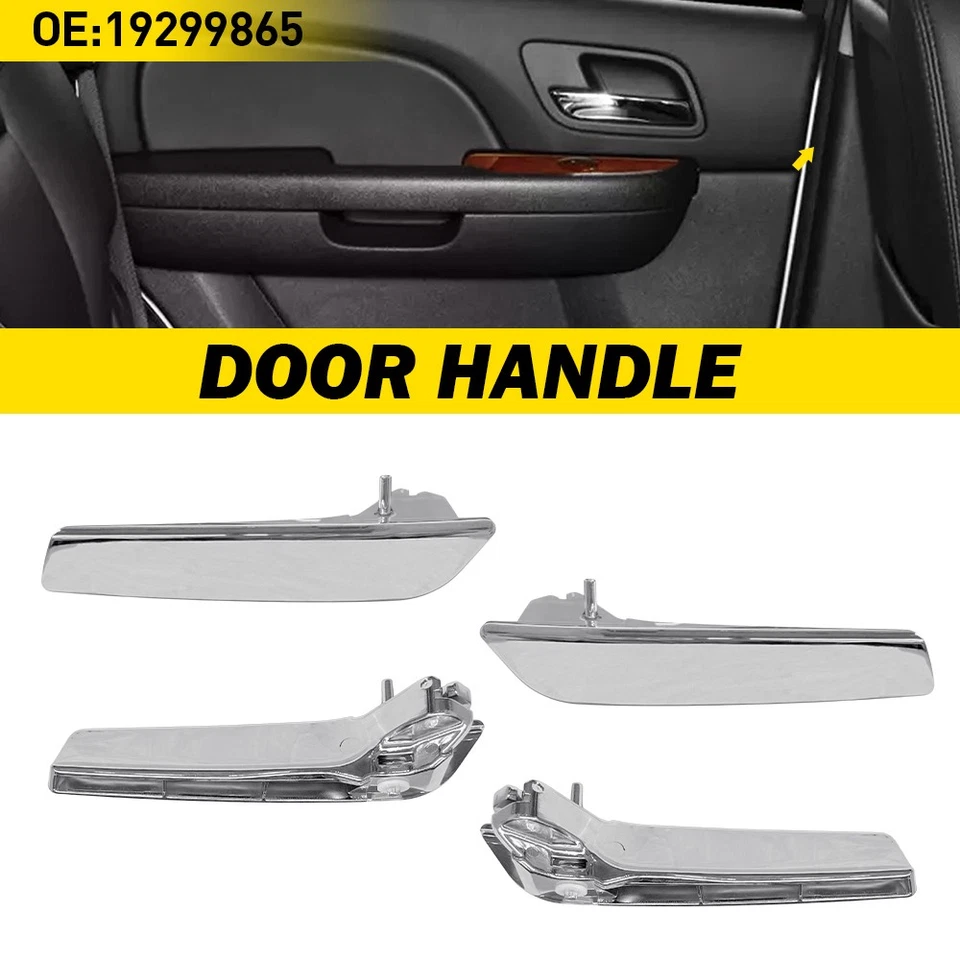 4x Manija interior interior interior de la puerta para 2007 08 09-14 GMC Yukon Chevy Tahoe EAH Foto 1 de 4