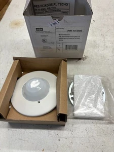 HUBBELL PIR-10-EMS RECESSED CEILING MOUNT PIR OCCUPANCY SENSOR, 24V, WHITE - Picture 1 of 1