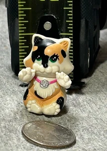 Vintage 1992 LPS Littlest Pet Shop Calico Kätzchen mit beweglichen Armen - Bild 1 von 10