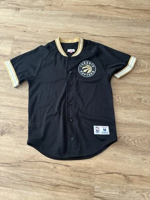 Mitchell & Ness Shirt Toronto Raptors Shooting Shirt Gold Logo Men Med - Image 1 of 4