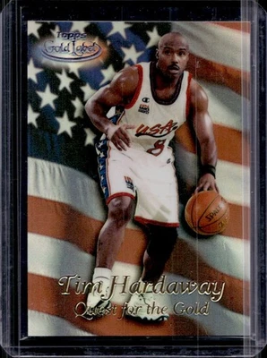 1999-00 Topps Gold Label Tim Hardaway Quest for the #Q5 USA - Image 1 of 2