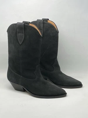 Isabel Marant Duerto Suede Western Cowboy Boots size 39 Retail $990 - Image 1 of 4