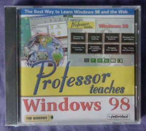 Professor Teaches Windows 98 PC CD ROM New And Sealed Educational Retro Rare - Picture 1 of 2