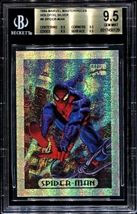 1994 Marvel Masterpieces Spider-Man Holofoil Silber BGS alle 9,5 Gem Mint Subs - Bild 1 von 2