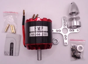 EMP Series N6364/09 High Efficiency 230KV 4-10S Outrunner Brushless Motor New - Picture 1 of 5