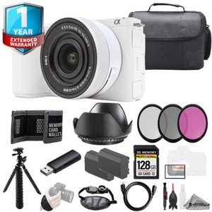Sony ZV-E10 II with 16-50mm Lens (White) 128GB + Ext Bat+1 Yr Warranty- Kit - Picture 1 of 11