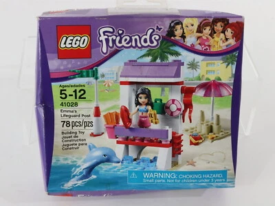Lego Friends Emmas Lifeguard Post Juego Mayormente Construido 41028 con Caja e Instrucciones Foto 1 de 3
