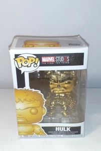 Funko Pop! Marvel: Marvel Studios 10 - 379 Hulk (Chrome Gold) Vinyl Figure - Picture 1 of 8