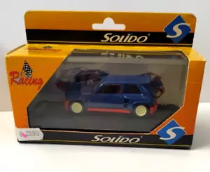 SOLIDO RACING 1:43 AUTO DIE CAST RENAULT 5 MAXI TURBO 1985 CON DECALS 1908 - Foto 1 di 3
