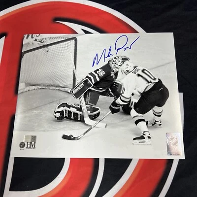 Mike Richter Signed New York Rangers 8x10 Photo Autographed Steiner CX - Image 1 of 3