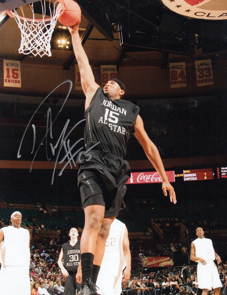 Foto autógrafa firmada por Sacramento Kings Demarcus Cousins Jordan HS 8x10 Foto 1 de 1