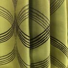 Groove Lime SMD/ILIV Striped Curtain Fabric Material 140 cm width