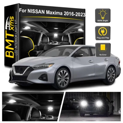 14x Interior LED Light Bulbs Reverse License plate For Nissan Maxima 2016-2023 - Image 1 of 4